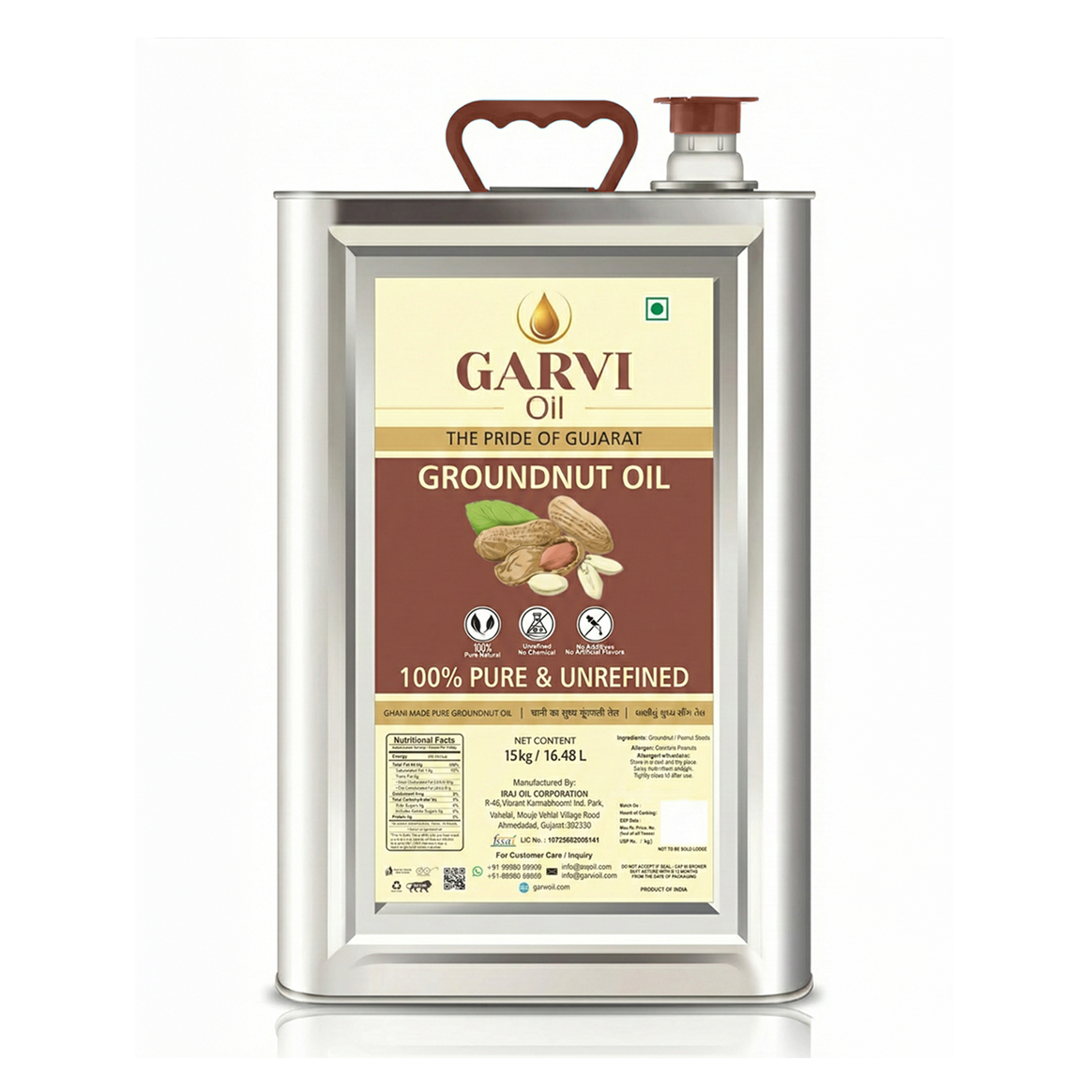 Groundndut 15kg (TIN) 1